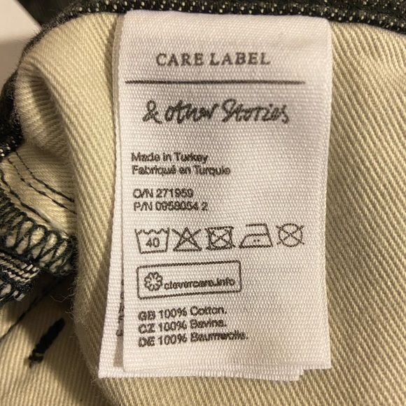 NWT & Other Stories Patchwork Y2K Jeans - Picture 5 of 14